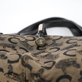 Celine C Monogram Leather Bittersweet Bag