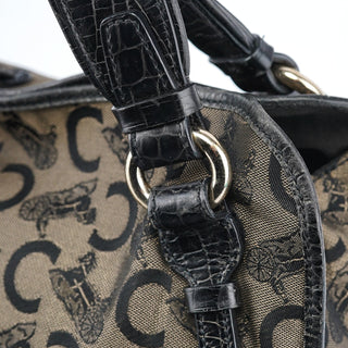 Celine C Monogram Leather Bittersweet Bag