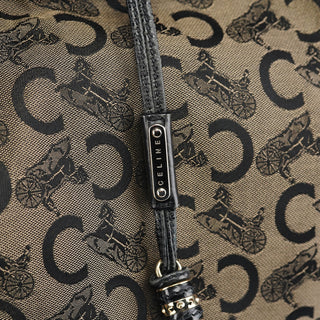 Celine C Monogram Leather Bittersweet Bag