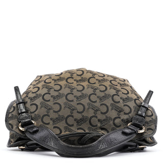 Celine C Monogram Leather Bittersweet Bag