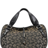 Celine C Monogram Leather Bittersweet Bag