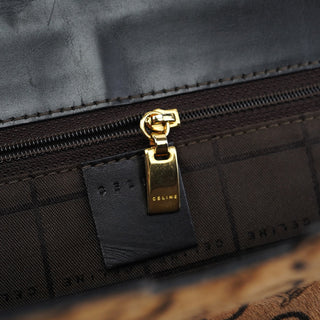 Celine Camel Pony Hair Macadam Tote Bag