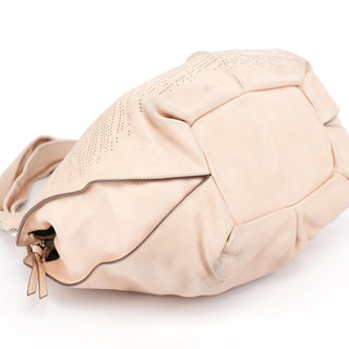 Celine Cream Perforated Leather Bittersweet Shoulder Bag