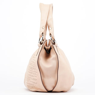 Celine Cream Perforated Leather Bittersweet Shoulder Bag