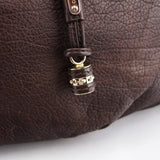 Celine Dark Brown Leather Bittersweet Shoulder Bag