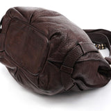 Celine Dark Brown Leather Bittersweet Shoulder Bag