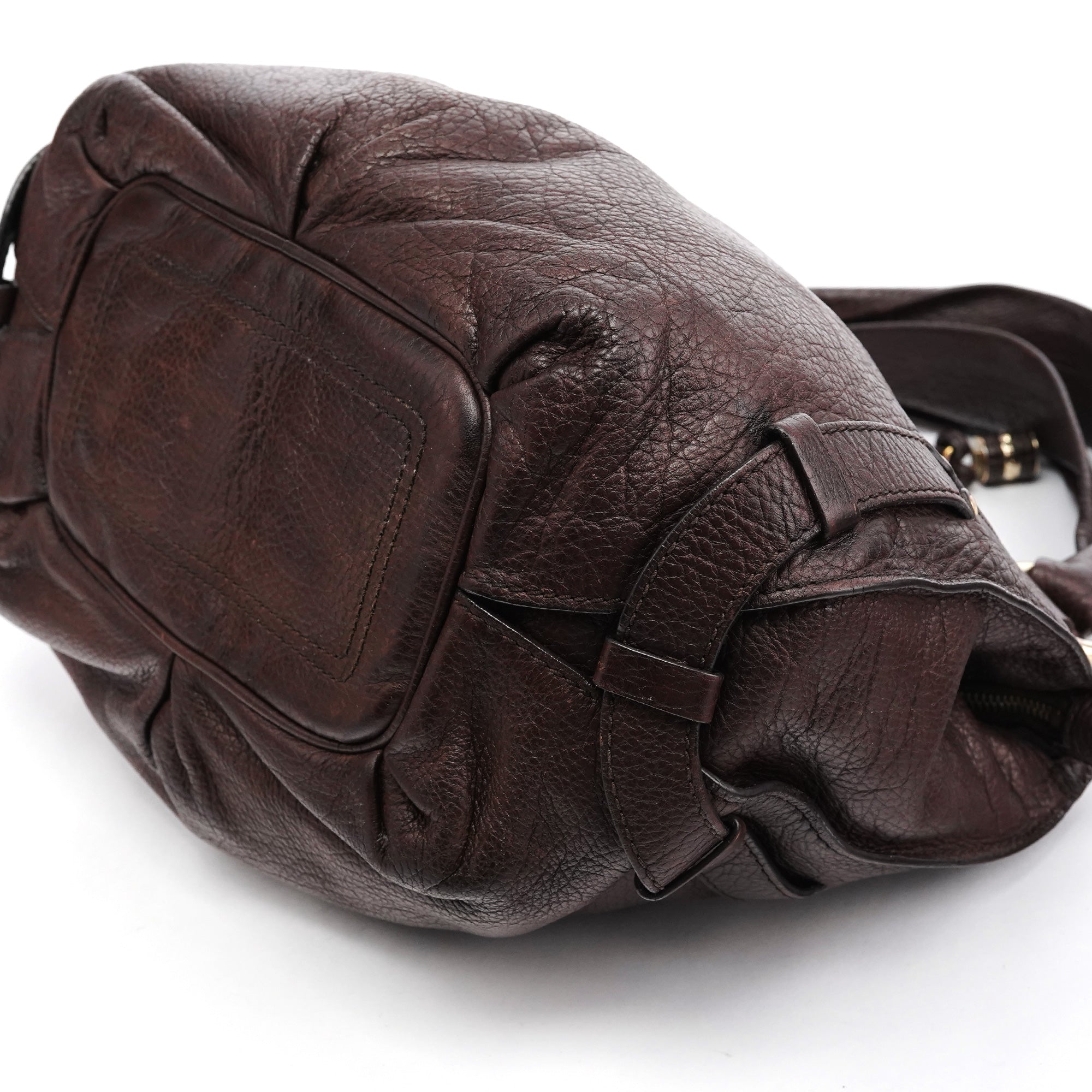 Celine Dark Brown Leather Bittersweet Shoulder Bag