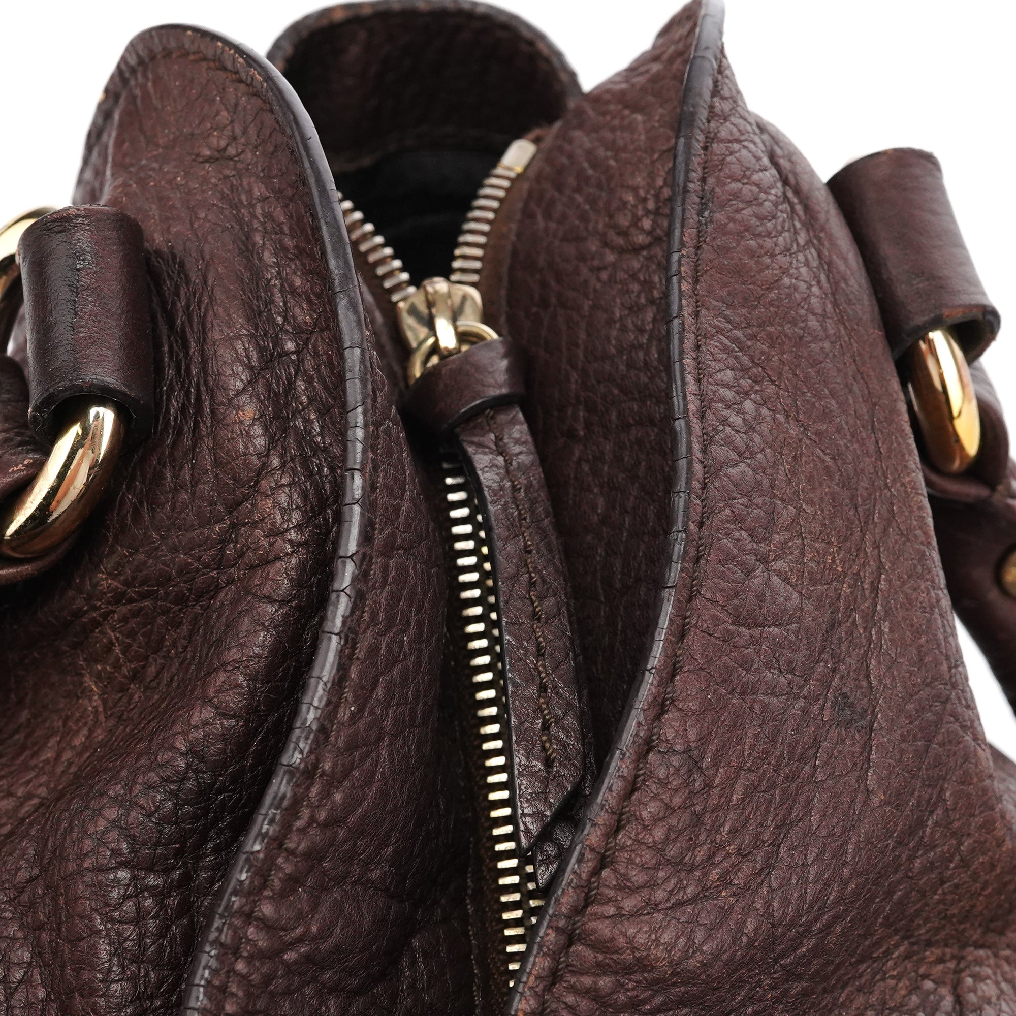 Celine Dark Brown Leather Bittersweet Shoulder Bag