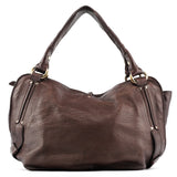 Celine Dark Brown Leather Bittersweet Shoulder Bag