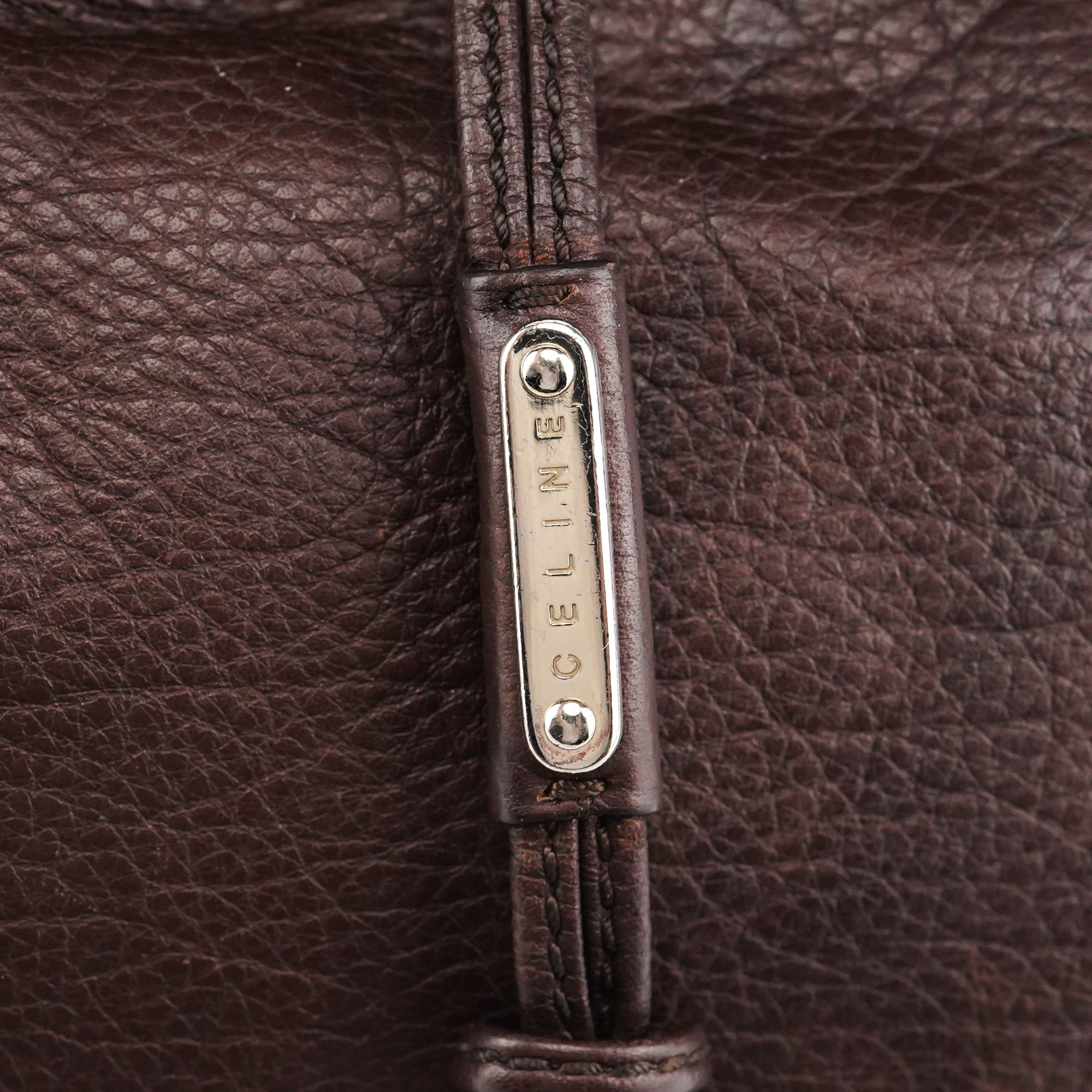 Celine Dark Brown Leather Bittersweet Shoulder Bag