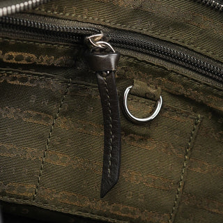 Celine Dark Green Leather Bittersweet Shoulder Bag