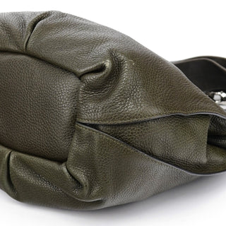 Celine Dark Green Leather Bittersweet Shoulder Bag