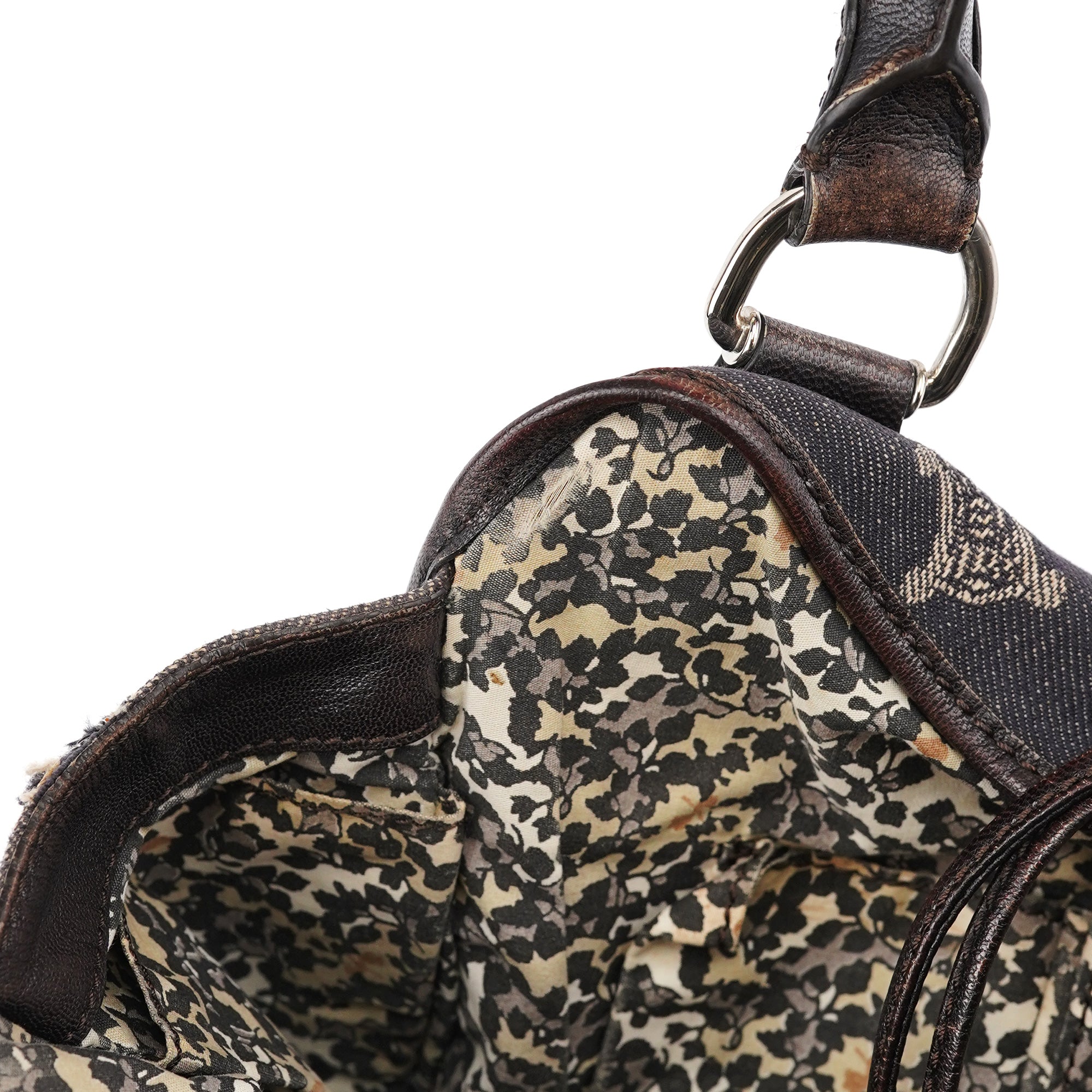 Celine Bittersweet Schultertasche aus Monogramm-Denim