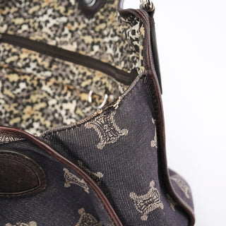 Celine Denim Monogram Bittersweet Shoulder Bag