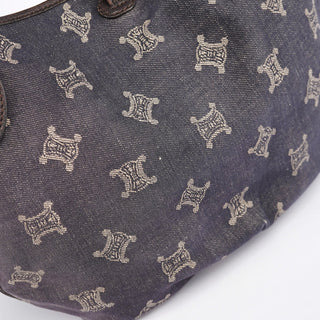 Celine Denim Monogram Bittersweet Shoulder Bag