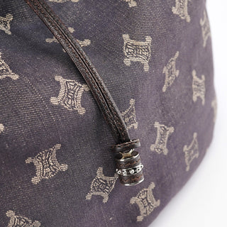 Celine Denim Monogram Bittersweet Shoulder Bag