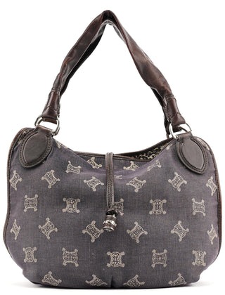 Celine Denim Monogram Bittersweet Shoulder Bag