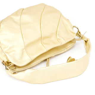 Celine Gold Leather Bittersweet Shoulder Bag