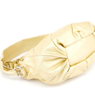 Celine Gold Leather Bittersweet Shoulder Bag