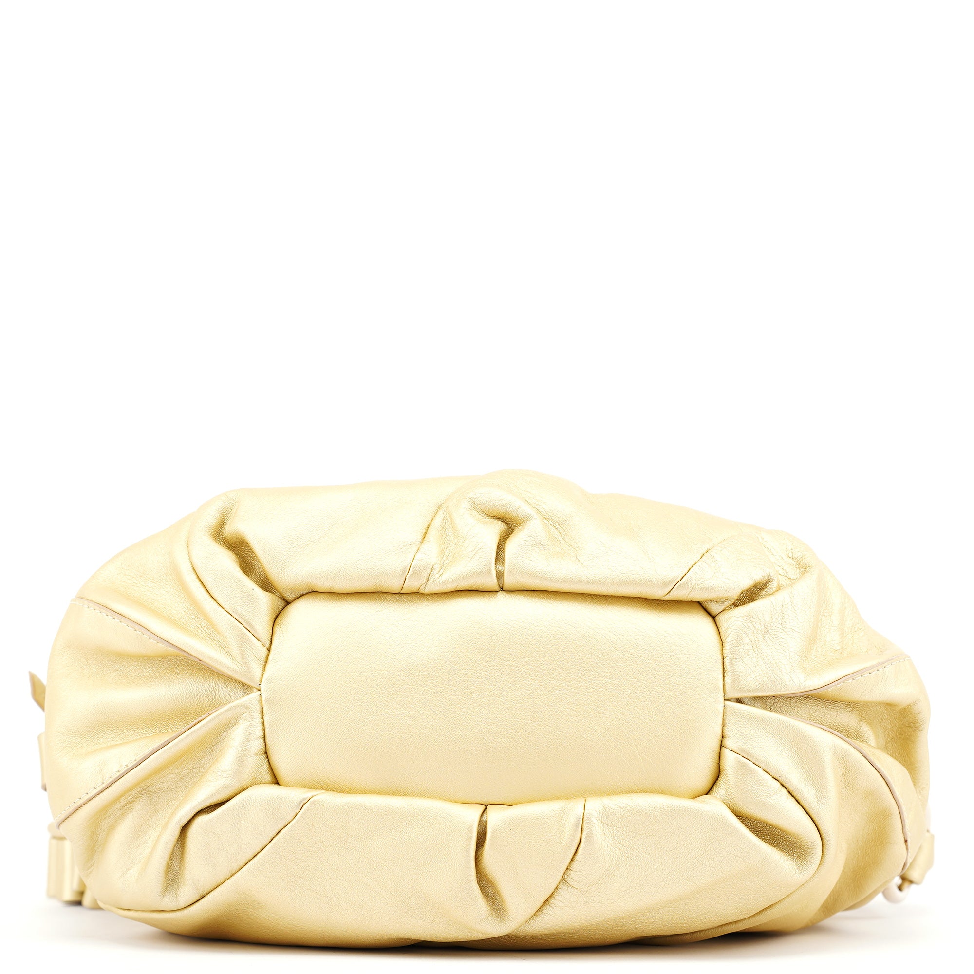 Celine Gold Leather Bittersweet Shoulder Bag