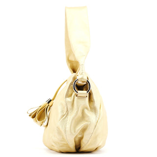 Celine Gold Leather Bittersweet Shoulder Bag