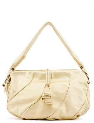 Celine Gold Leather Bittersweet Shoulder Bag