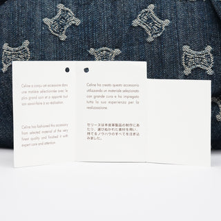 Celine Gradient Monogram Denim Pillow 2-Way Bag