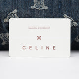 Celine Sac deux portés Pillow en denim monogramme dégradé