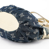 Celine Sac deux portés Pillow en denim monogramme dégradé