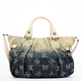 Celine Gradient Monogram Denim Pillow 2-Way Bag