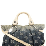 Celine Sac deux portés Pillow en denim monogramme dégradé