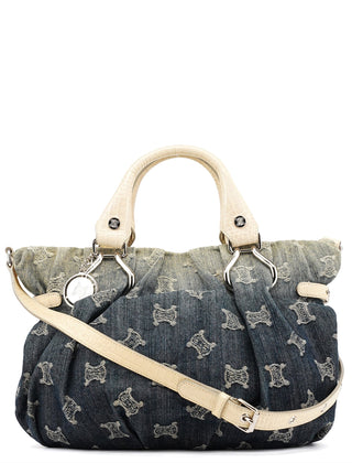 Celine Gradient Monogram Denim Pillow 2-Way Bag