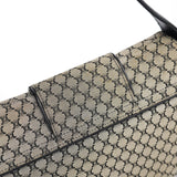 Celine Grey Macadam Monogram Shoulder Bag