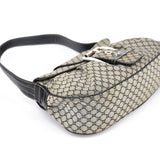 Celine Grey Macadam Monogram Shoulder Bag