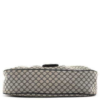 Celine Grey Macadam Monogram Shoulder Bag