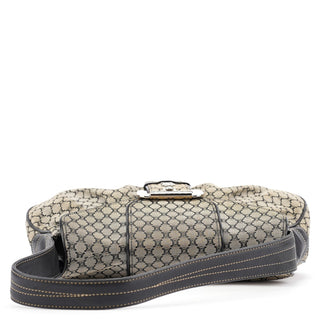 Celine Grey Macadam Monogram Shoulder Bag