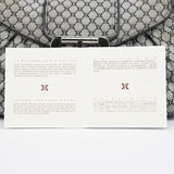 Celine Grey Macadam Monogram Shoulder Bag