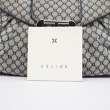 Celine Grey Macadam Monogram Shoulder Bag