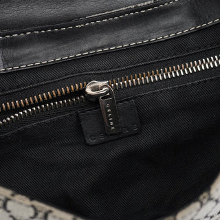Celine Grey Macadam Monogram Shoulder Bag