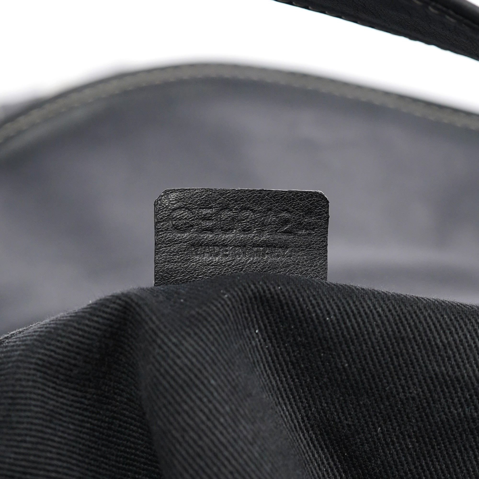 Celine Grey Macadam Monogram Shoulder Bag