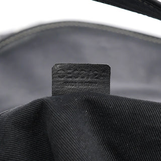 Celine Grey Macadam Monogram Shoulder Bag