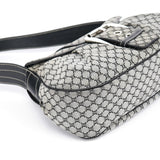 Celine Grey Macadam Monogram Shoulder Bag