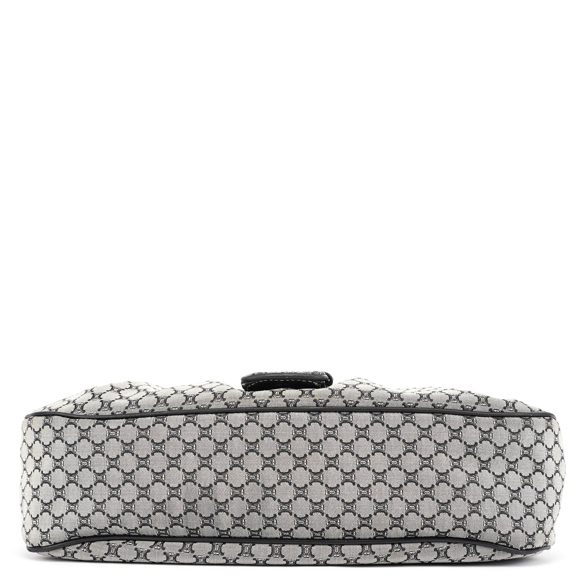 Celine Grey Macadam Monogram Shoulder Bag