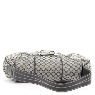 Celine Grey Macadam Monogram Shoulder Bag