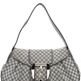 Celine Grey Macadam Monogram Shoulder Bag