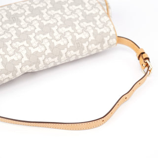 Celine Grey Monogram Leather Shoulder Bag