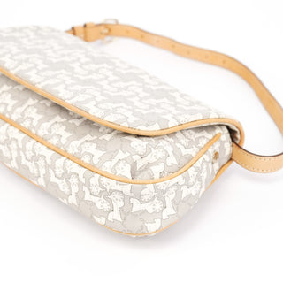 Celine Grey Monogram Leather Shoulder Bag