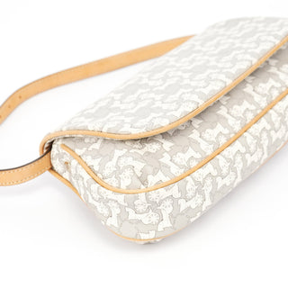 Celine Grey Monogram Leather Shoulder Bag