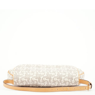 Celine Grey Monogram Leather Shoulder Bag