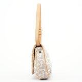 Celine Grey Monogram Leather Shoulder Bag